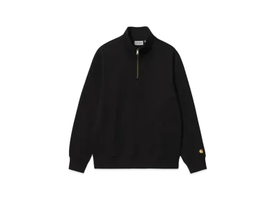 Carhartt Chase Neck Zip Sweatshirt "Black"