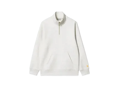Carhartt Chase Neck Zip Sweatshirt "Ash Heather"