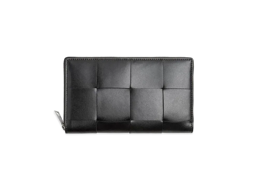 Bottega Veneta Zip Around Wallet "Black"