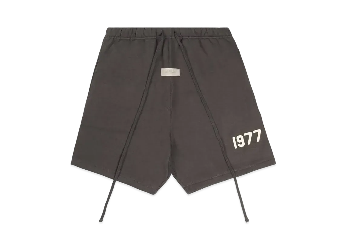 FEAR OF GOD ESSENTIALS 1977 SHORTS "Iron"
