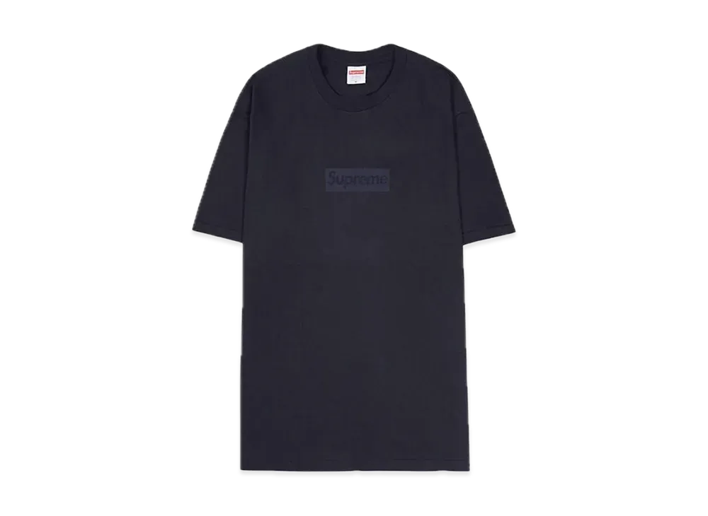 Supreme Tonal Box Logo Tee "Navy"