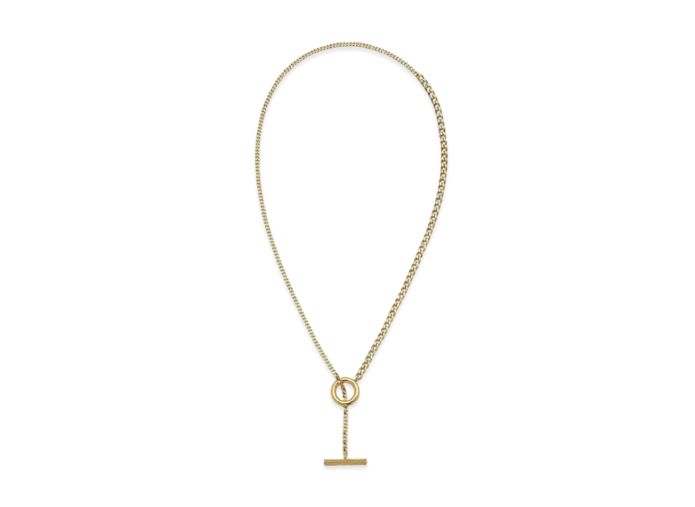 Bottega Veneta Intreccio Necklace "Yellow Gold"