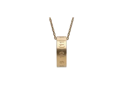 Maison Margiela Numerical Ring Necklace "Yellow"