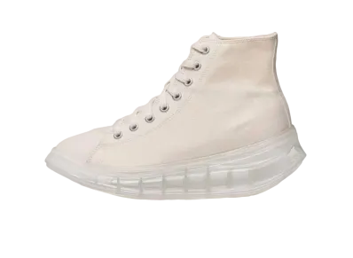 grounds VORTEX HIGHCUT "Cream Canvas/Clear"