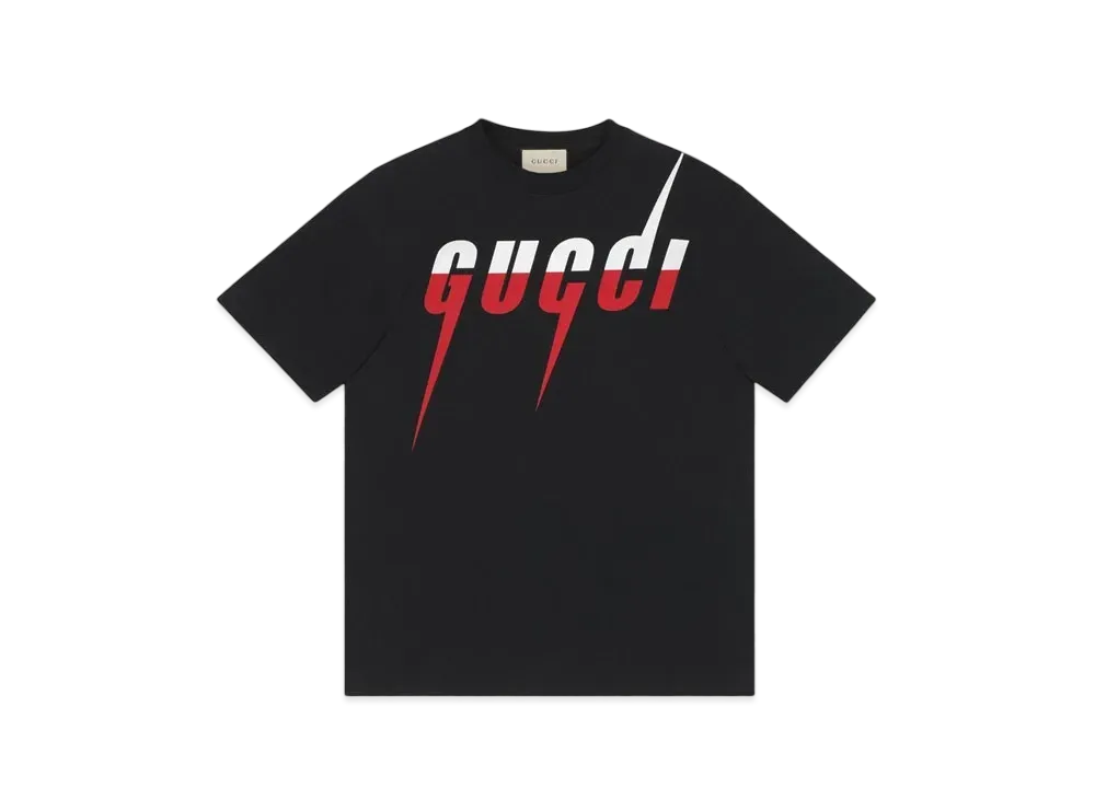 GUCCI T-shirt With Gucci Blade Print "Black"
