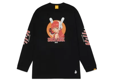 SNKRDUNK collaboration with #FR2 The Girl Long Sleeve T-shirt "Black"