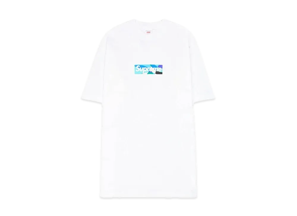Supreme / Emilio Pucci® Box Logo Tee "White/Blue"
