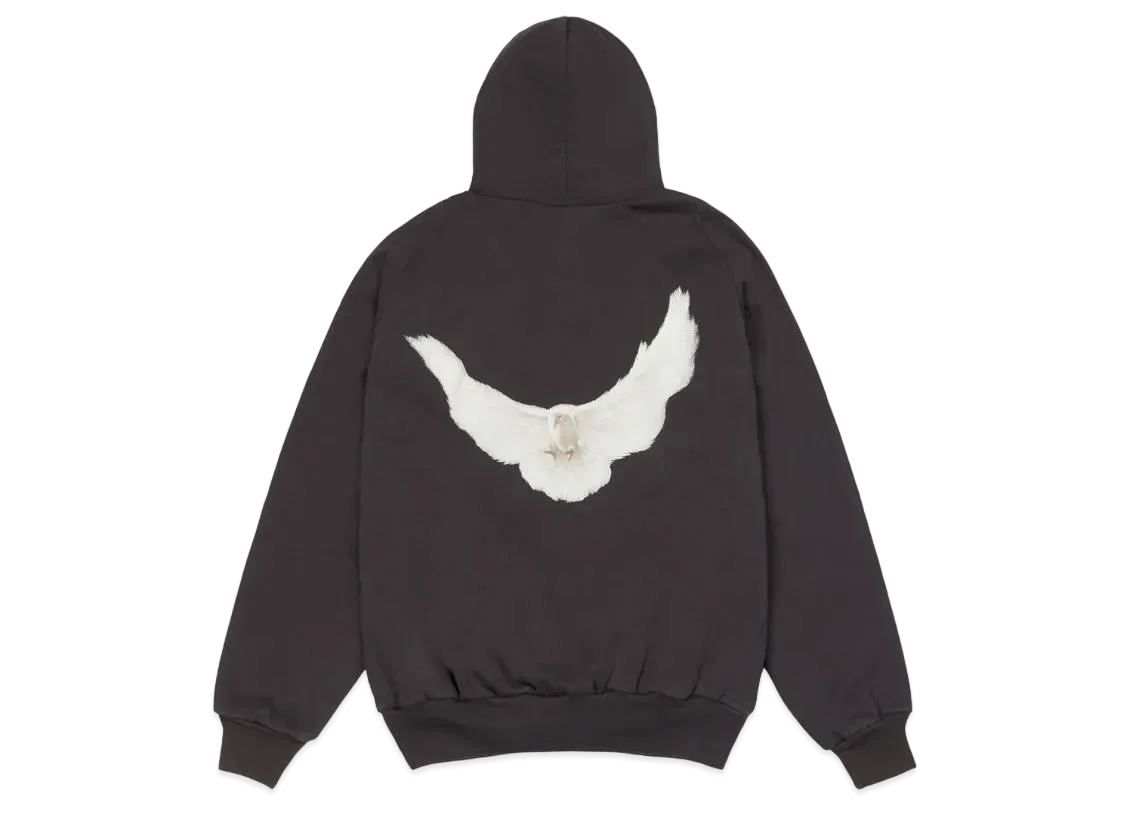 YEEZY GAP Dove Shrunken Hoodie "Black"