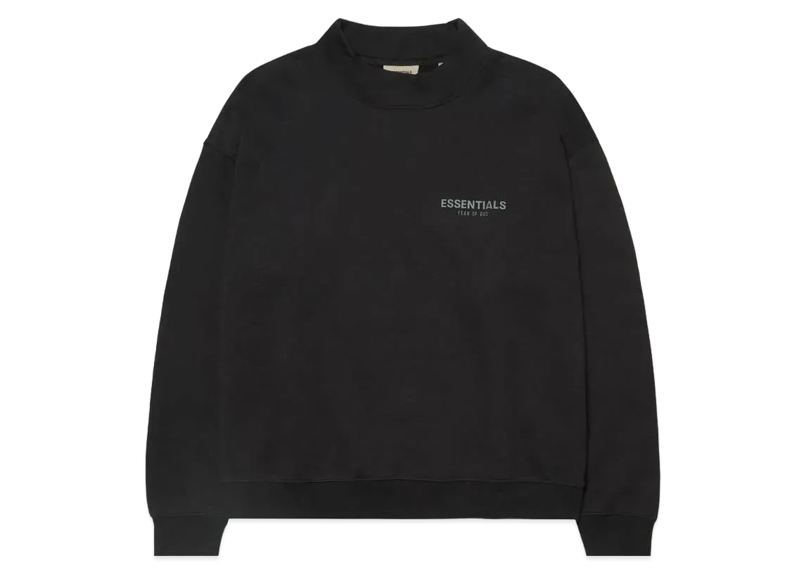 FEAR OF GOD ESSENTIALS / SSENSE Mockneck Sweatshirt "Dark Navy"