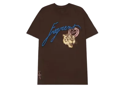 Travis Scott Cactus Jack For Fragment Icons Tee "Brown"