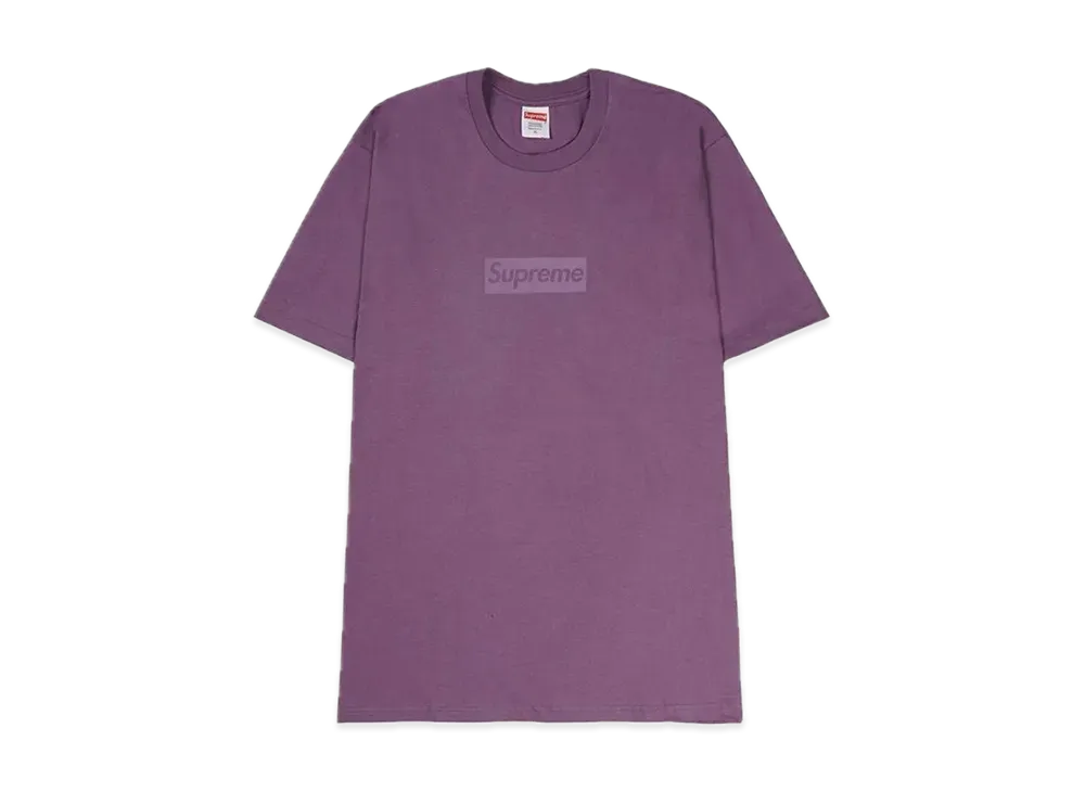 Supreme Tonal Box Logo Tee "Dusty Purple"