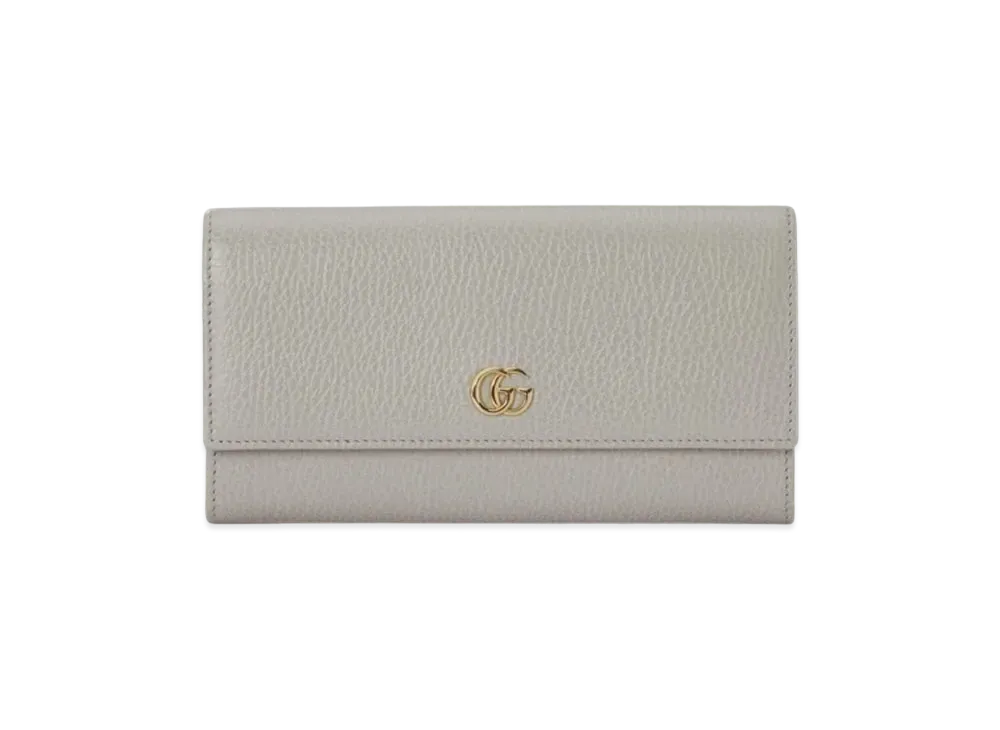 グッチ ダブルG コンチネンタルウォレット "ライトグレー/ライトピンク" 456116 CAO2G 1443