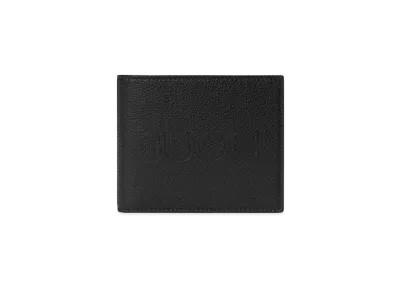 GUCCI Coin Wallet With Gucci Logo Japan Exclusive "Black/Light Blue"