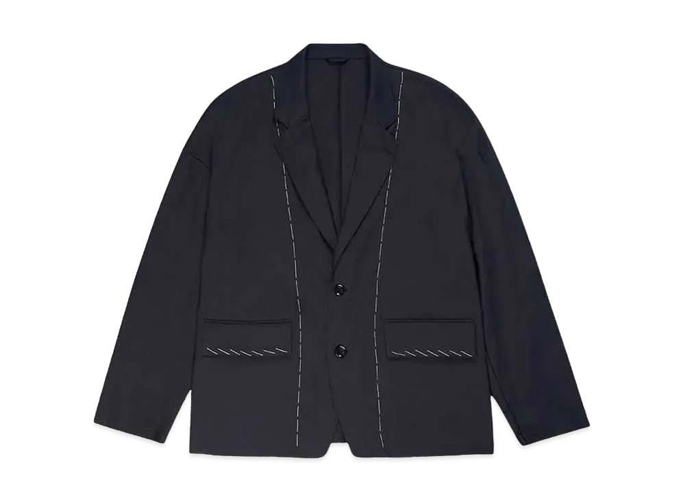 DISCOVERED TACKING DESIGN JACKET "NAVY"