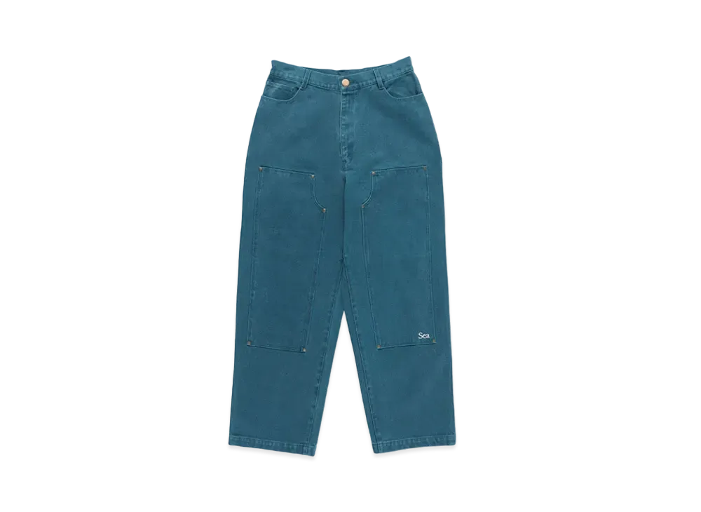 WIND AND SEA SDT Duck Canvas D.Knee Painter Pt "Blue"