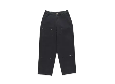 WIND AND SEA SDT Duck Canvas D.Knee Painter Pt "Black"