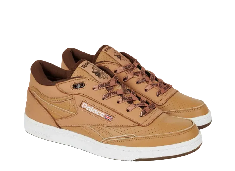 Palace × Reebok Club C Mid II Revenge "Brown"