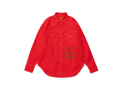 HUMAN MADE Western Shirt "Red"