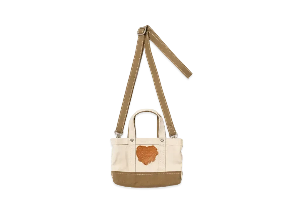 HUMAN MADE Heavy Canvas Mini Shoulder Tote "Beige"