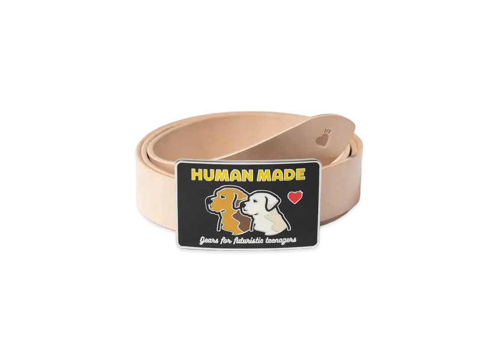 HUMAN MADE Leather Belt "Beige"