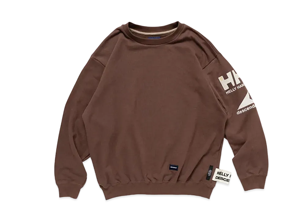 DESCENDANT x HELLY HANSEN Crewneck "Brown"
