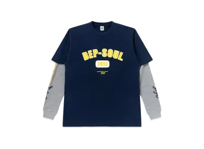 Black Eye Patch BEP Soul Layered L/S Tee "Navy"