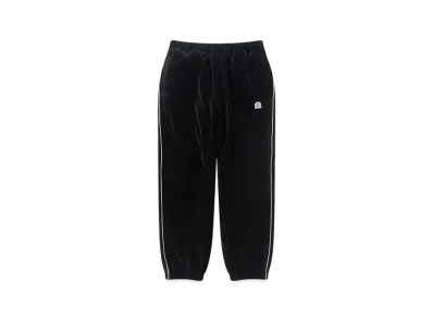 Black Eye Patch OG Label Piping Velour Track Pants "Black"
