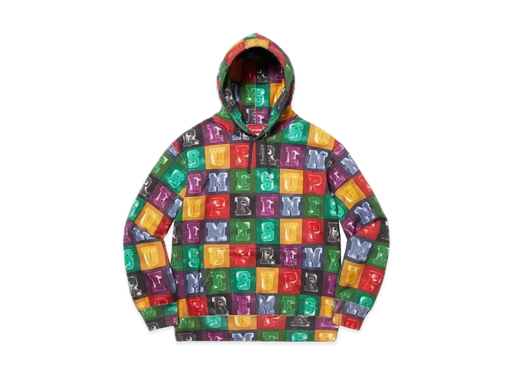 Supreme Blocks Hooded Sweatshirt "Multicolor"