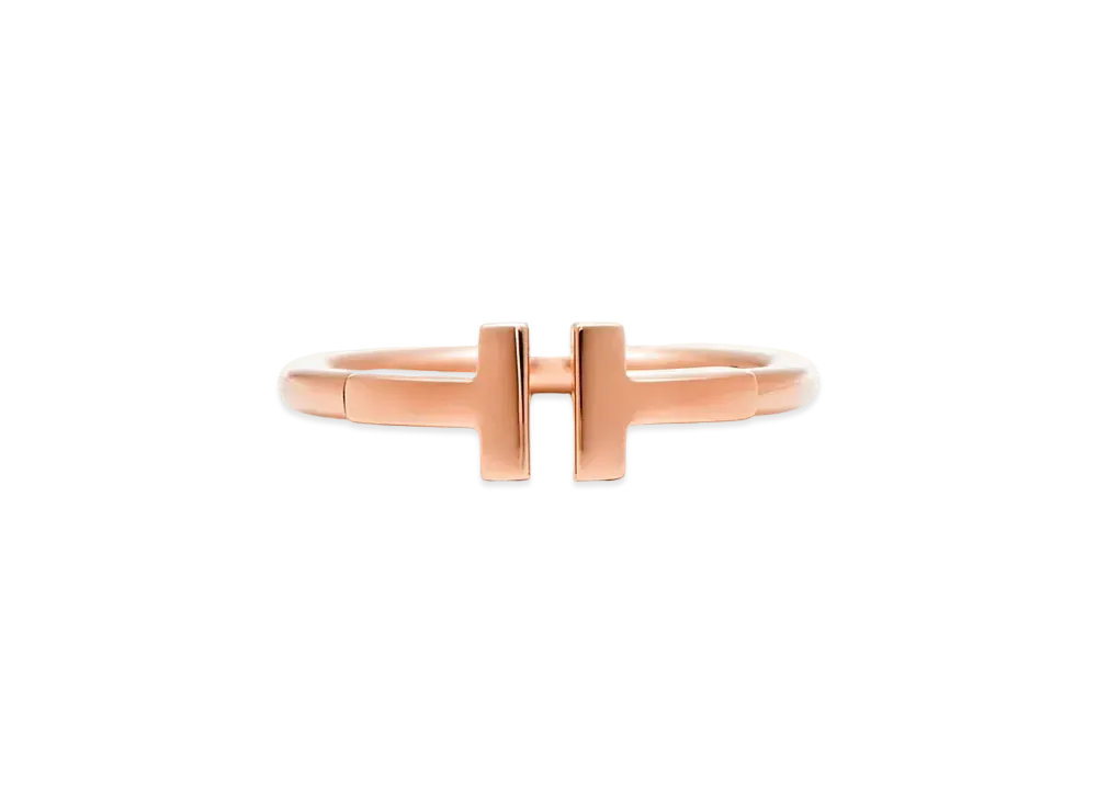 Tiffany & Co. Tiffany T Wire Ring 18K "Rose Gold"