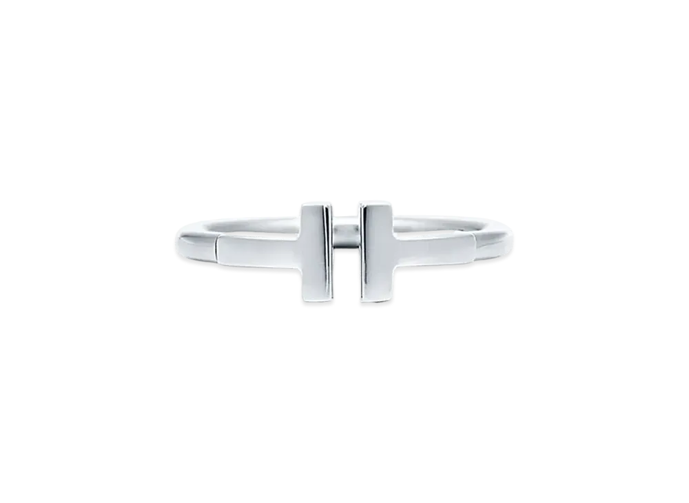 ティファニー ティファニー T ワイヤー リング 18K "ホワイトゴールド" (7号) 60148361
