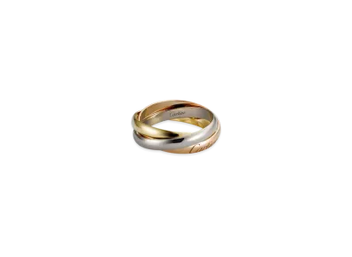 Cartier Trinity Ring Small Model "White Gold/Yellow Gold/Pink Gold"