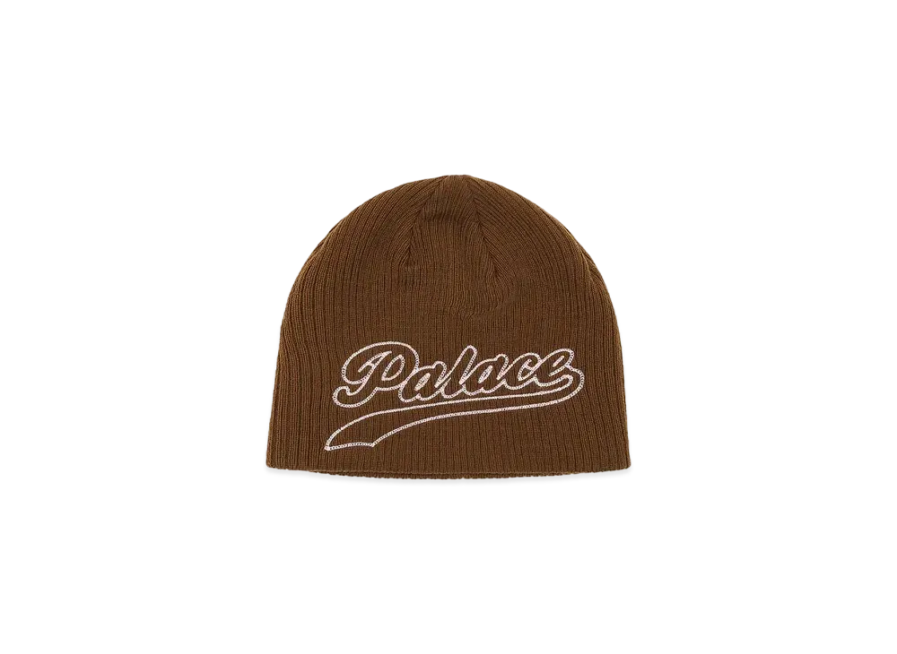 PALACE Script Nein Cuff Beanie "Mocha"