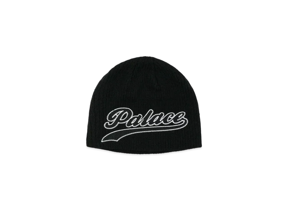 PALACE Script Nein Cuff Beanie "Black"