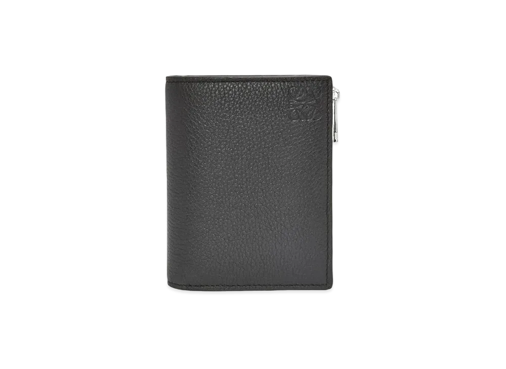LOEWE Compact Wallet In Soft Grained Calfskin "Black"