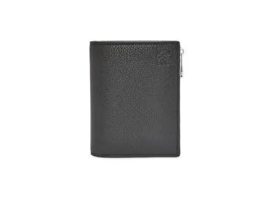 LOEWE Compact Wallet In Soft Grained Calfskin "Black"