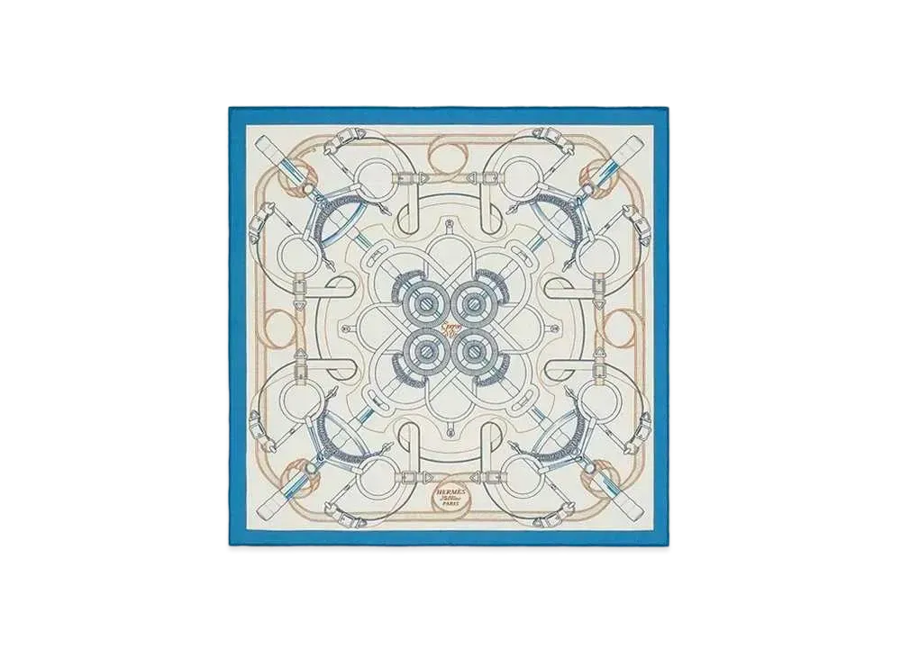 Hermes Eperon D'or Handkerchief "Lumineuse"