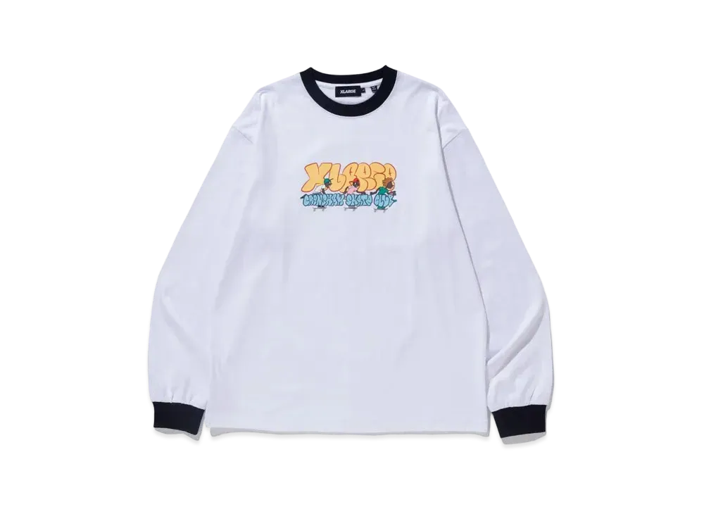 XLARGE x CSC Ringer L/S Tee "White"