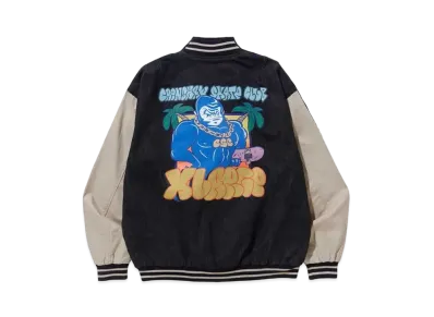 XLARGE x CSC Denim Varsity Jacket "Black"