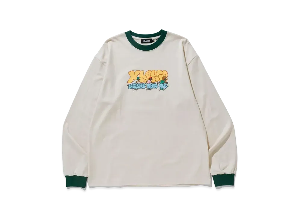 XLARGE x CSC Ringer L/S Tee "Beige"