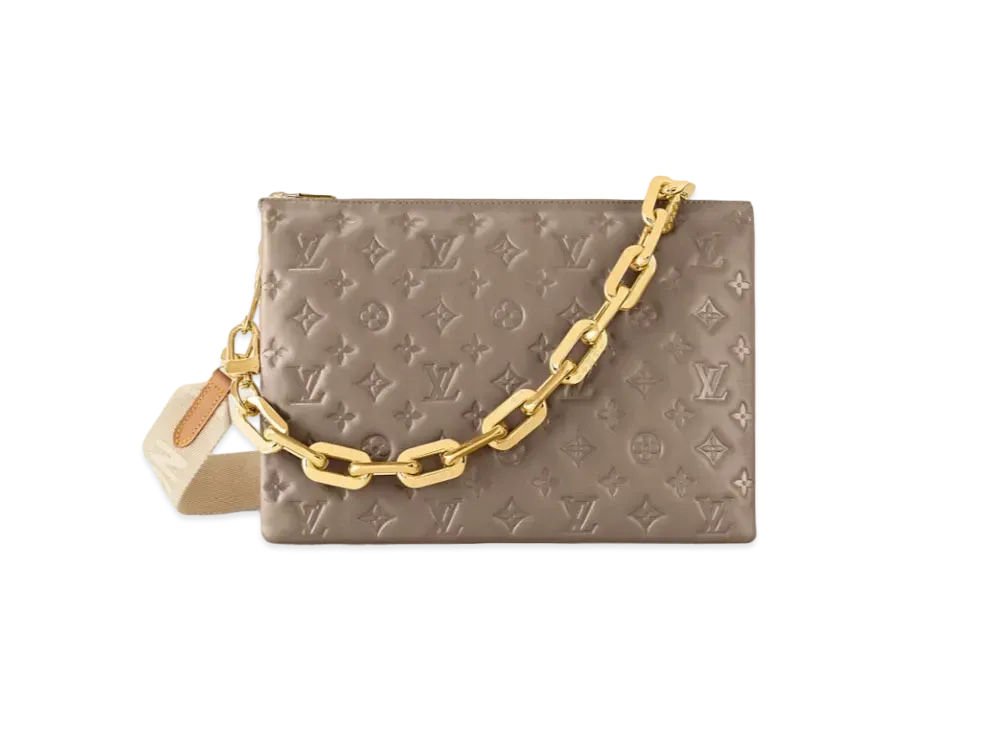 Louis Vuitton Coussin MM "Taupe"