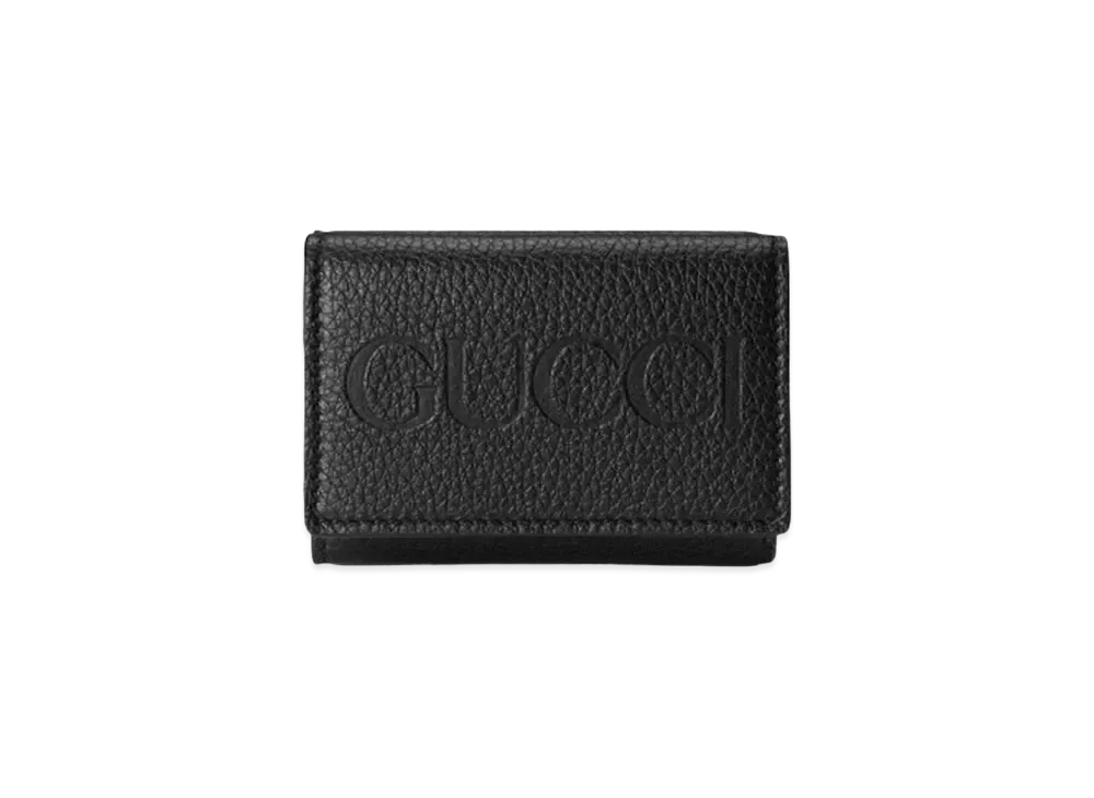 グッチ ロゴ ミニウォレット "ブラック" 736151 0E8IG 1000