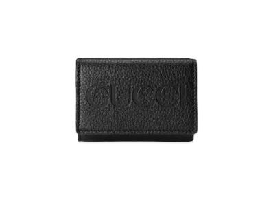 GUCCI Mini Wallet With Gucci Logo "Black"
