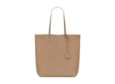 Saint Laurent Shopping Bag Saint Laurent N/S In Smooth Leather "Taupe"