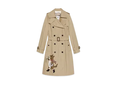 GUCCI x Yuko Higuchi Cat Patch Coat Japan Exclusive "Beige"