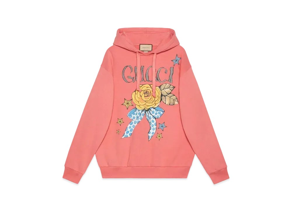 GUCCI x Yuko Higuchi Magic Rose Sweatshirt Japan Exclusive "Peach"