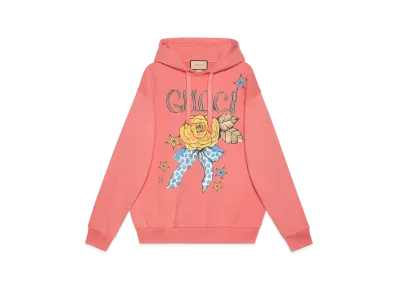 GUCCI x Yuko Higuchi Magic Rose Sweatshirt Japan Exclusive "Peach"