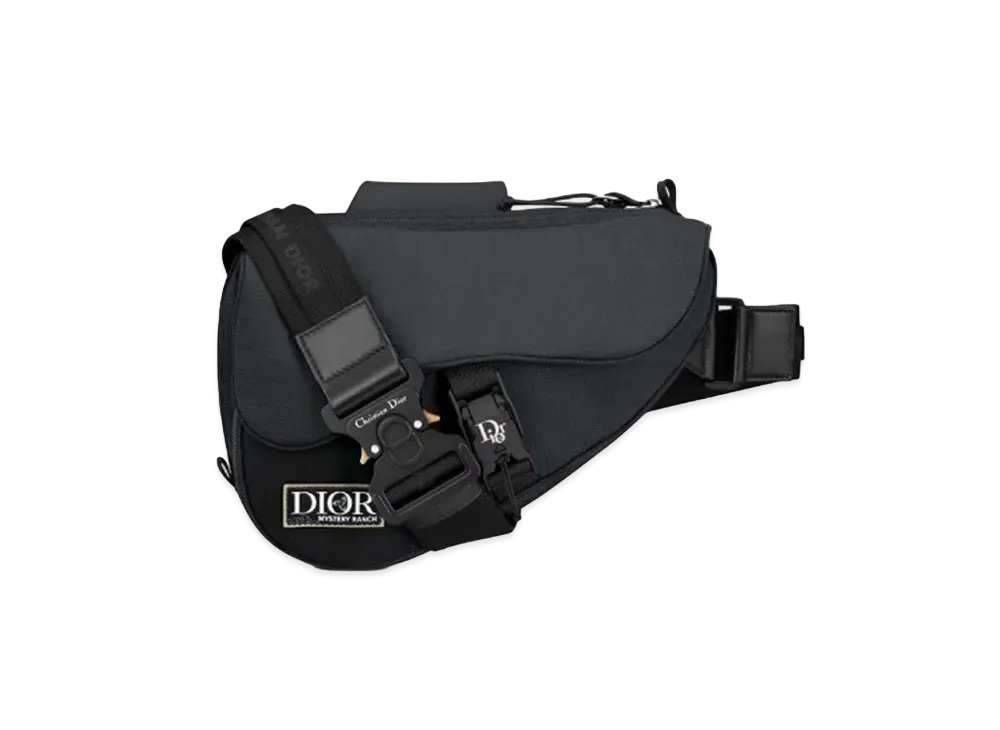 Dior x Mysteryranch Saddle Bag Cordura Nylon "Black"