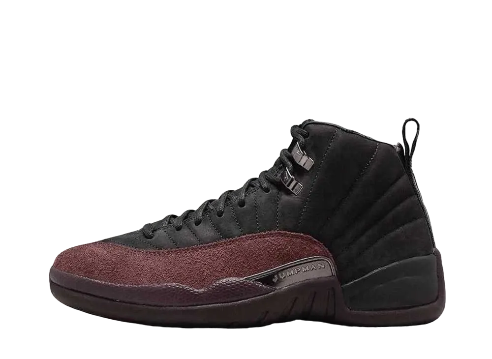 A Ma Maniere × Nike Women's Air Jordan 12 "Black and Burgundy Crush"