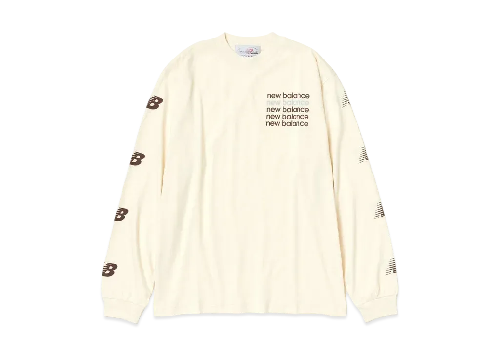 AURALEE x New Balance x TDS LS Tee Archive Graphic "Off White"