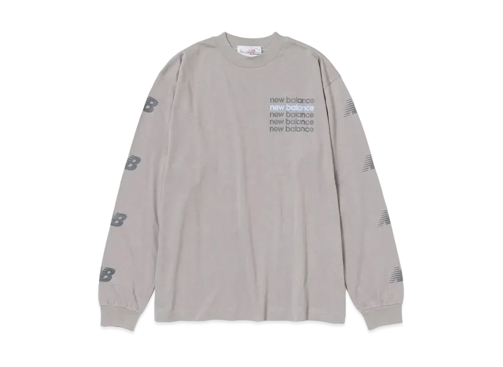 AURALEE x New Balance x TDS LS Tee Archive Graphic "Gray"
